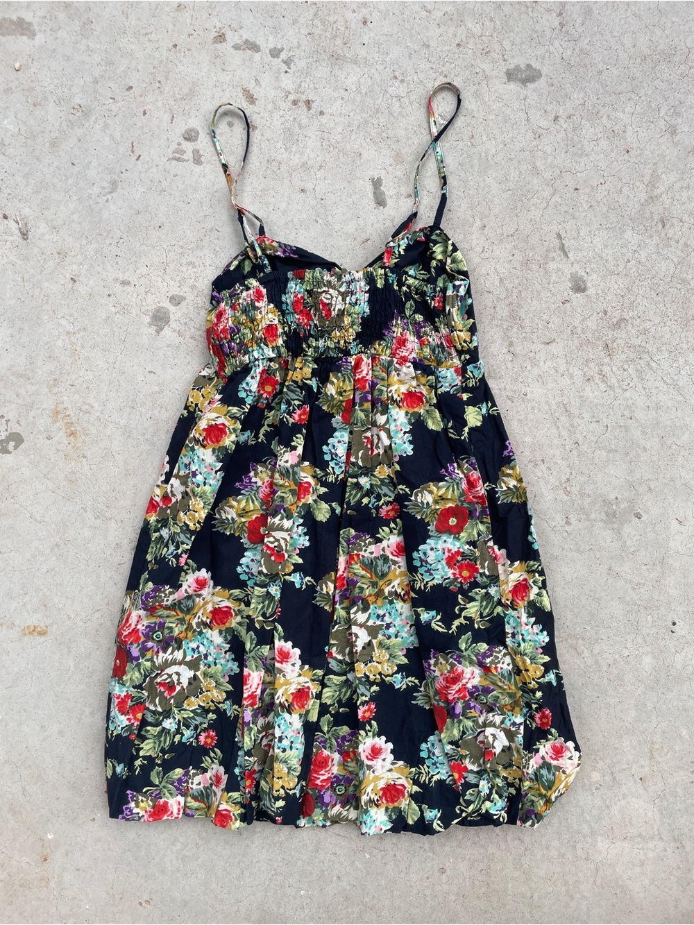 Wet Seal RARE Vintage Y2K Bubble Hem Floral Babydoll Dress - Picture 5 of 6